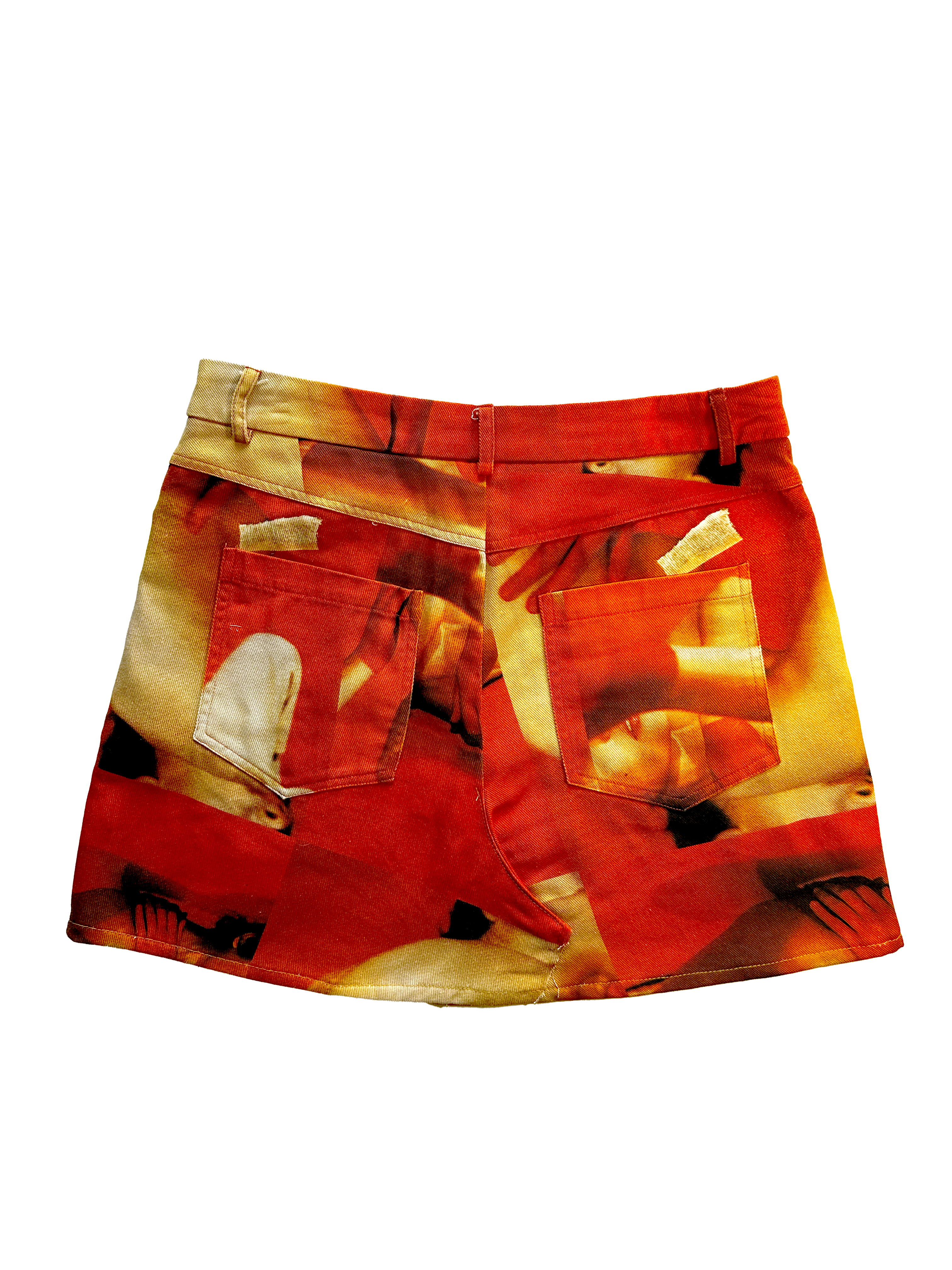 Reworked jeans - corset