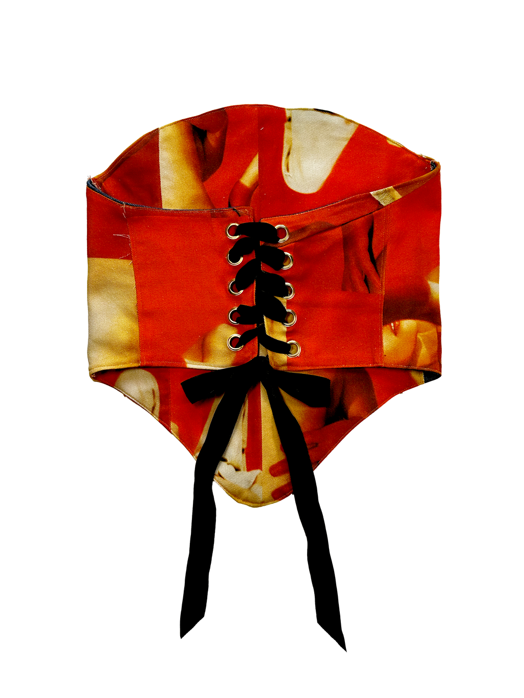 Reworked jeans - corset