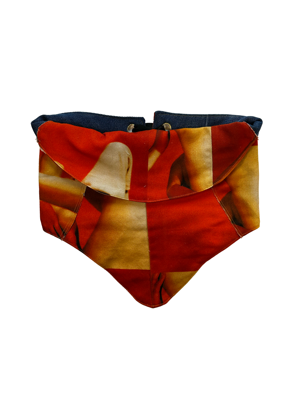 Reworked jeans - corset