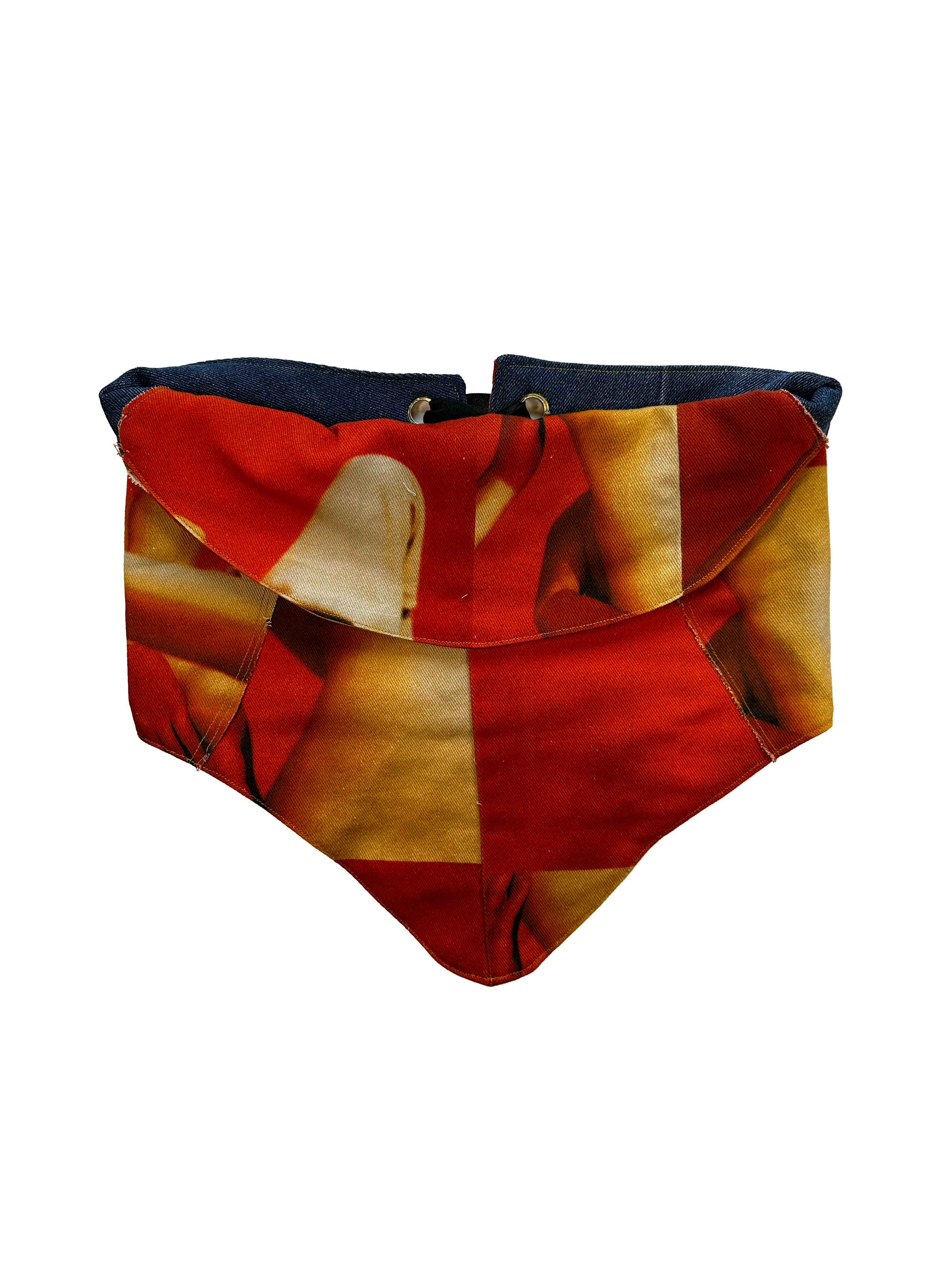 Reworked jeans - corset